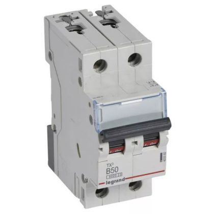 LEGRAND 403392 TX3 kismegszakító 2P B50 6000A/6kA BIC