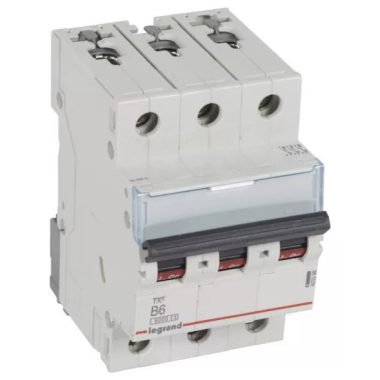 LEGRAND 403398 TX3 kismegszakító 3P B6 6000A/6kA BIC
