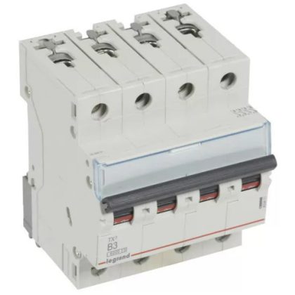LEGRAND 403411 TX3 kismegszakító 4P B3 6000A/6kA BIC