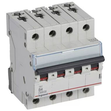 LEGRAND 403412 TX3 kismegszakító 4P B4 6000A/6kA BIC