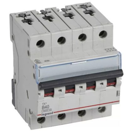 LEGRAND 403422 TX3 kismegszakító 4P B50 6000A/6kA BIC