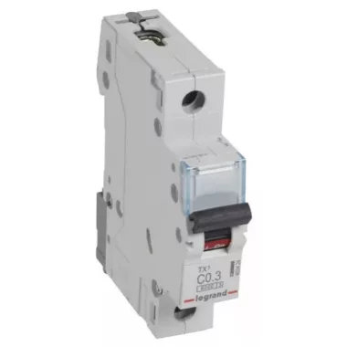 LEGRAND 403424 TX3 kismegszakító 1P C0,3 6000A/6kA BIC