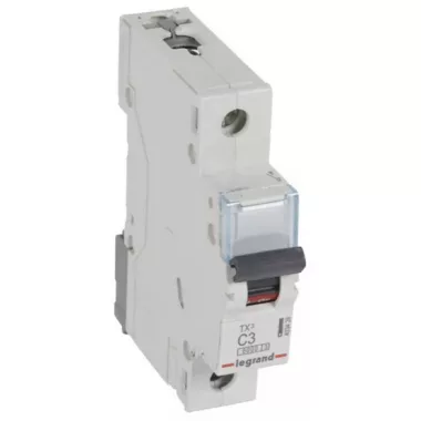 LEGRAND 403428 TX3 kismegszakító 1P C3 6000A/6kA BIC