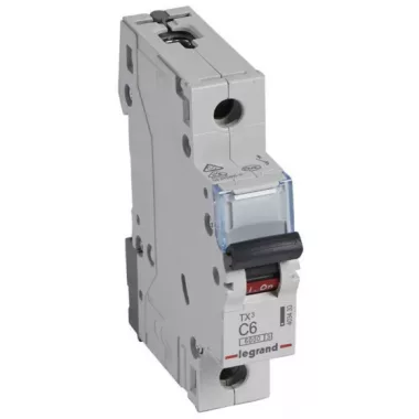 LEGRAND 403430 TX3 kismegszakító 1P C6 6000A/6kA BIC LEGRAND 403430 TX3 kismegszakító 1P C6 6000A/6kA BIC