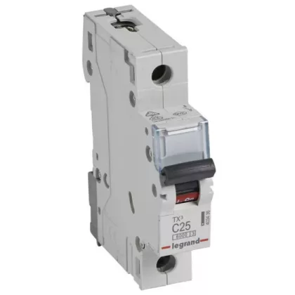 LEGRAND 403436 TX3 kismegszakító 1P C25 6000A/6kA BIC