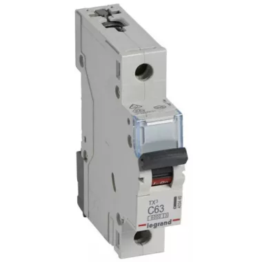 LEGRAND 403440 TX3 kismegszakító 1P C63 6000A/6kA BIC LEGRAND 403440 TX3 kismegszakító 1P C63 6000A/6kA BIC