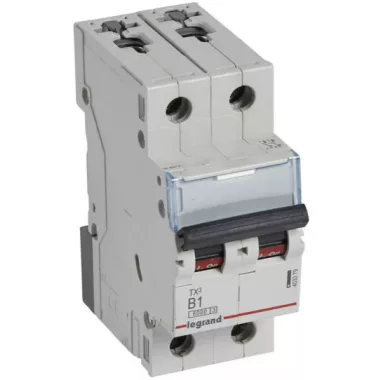LEGRAND 403521 TX3 kismegszakító 2P C2 6000A/6kA BIC