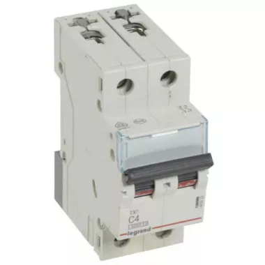 LEGRAND 403523 TX3 kismegszakító 2P C4 6000A/6kA BIC