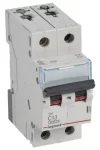 LEGRAND 403527 TX3 kismegszakító 2P C13 6000A/6kA BIC