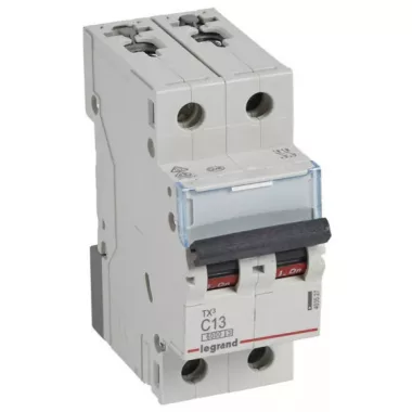 LEGRAND 403527 TX3 kismegszakító 2P C13 6000A/6kA BIC