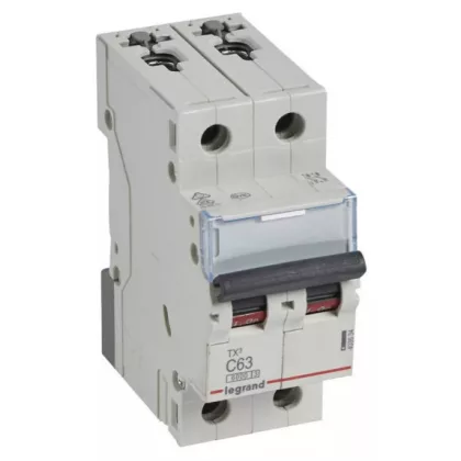LEGRAND 403534 TX3 kismegszakító 2P C63 6000A/6kA BIC