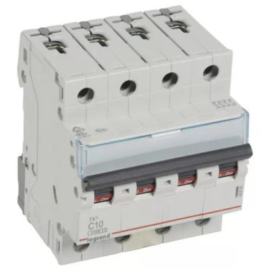 LEGRAND 403560 TX3 circuit breaker 4P C10 6000A/6kA BIC