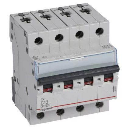 LEGRAND 403561 TX3 kismegszakító 4P C13 6000A/6kA BIC