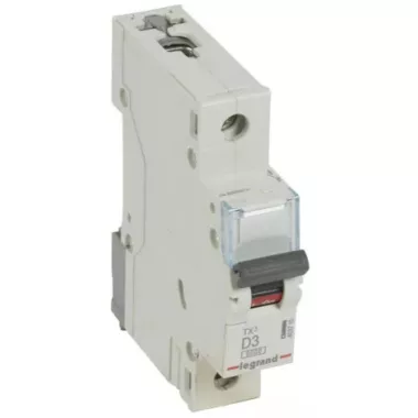 LEGRAND 403715 TX3 kismegszakító 1P D3 6000A/6kA BIC