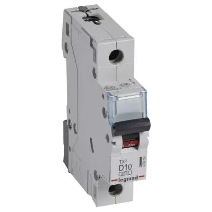 LEGRAND 403719 TX3 kismegszakító 1P D10 6000A/6kA BIC