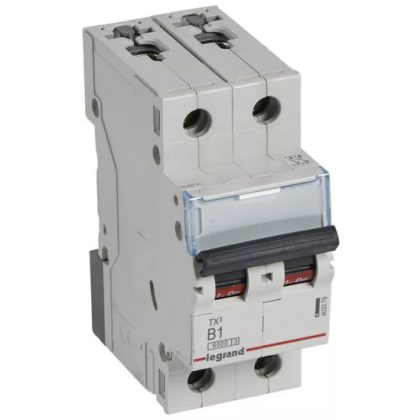 LEGRAND 403729 TX3 kismegszakító 2P D0,5 6000A/6kA BIC