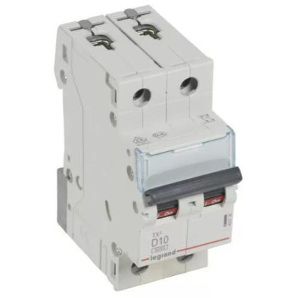 LEGRAND 403736 TX3 kismegszakító 2P D10 6000A/6kA BIC