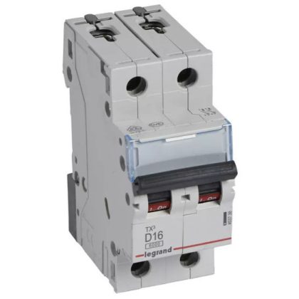 LEGRAND 403738 TX3 kismegszakító 2P D16 6000A/6kA BIC