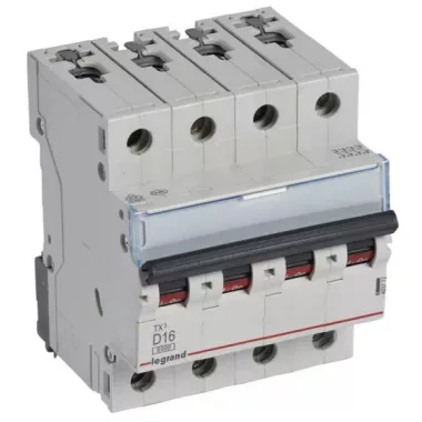LEGRAND 403772 TX3 kismegszakító 4P D16 6000A/6kA BIC