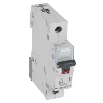 LEGRAND 404080 TX3 kismegszakító 1P B4 10000A/10kA BIC