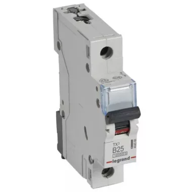 LEGRAND 404086 TX3 kismegszakító 1P B25 10000A/10kA BIC