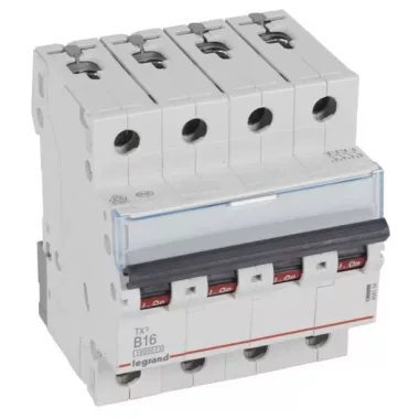 LEGRAND 404154 TX3 kismegszakító 4P B16 10000A/10kA BIC