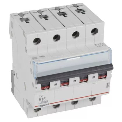LEGRAND 404154 TX3 kismegszakító 4P B16 10000A/10kA BIC