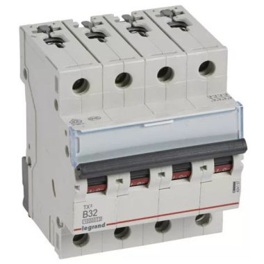LEGRAND 404157 TX3 kismegszakító 4P B32 10000A/10kA BIC