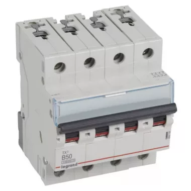 LEGRAND 404159 TX3 kismegszakító 4P B50 10000A/10kA BIC