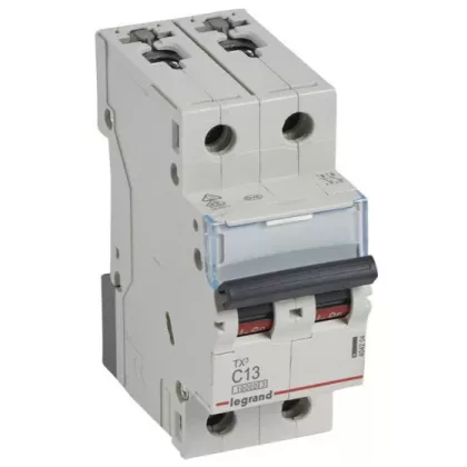 LEGRAND 404204 TX3 kismegszakító 2P C13 10000A/10kA BIC