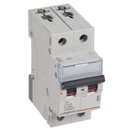 LEGRAND 404208 TX3 kismegszakító 2P C32 10000A/10kA BIC