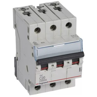 LEGRAND 404223 TX3 kismegszakító 3P C20 10000A/10kA BIC