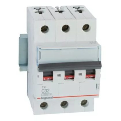 LEGRAND 404225 TX3 circuit breaker 3P C32 10000A/10kA BIC