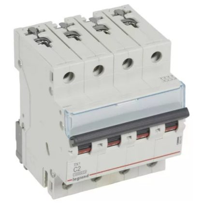 LEGRAND 404249 TX3 circuit breaker 4P C2 10000A/10kA BIC