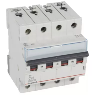 LEGRAND 404258 TX3 kismegszakító 4P C25 10000A/10kA BIC