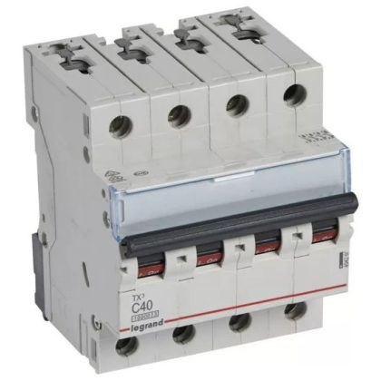 LEGRAND 404260 TX3 kismegszakító 4P C40 10000A/10kA BIC