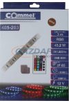 COMMEL 405-203 LED szalag, kültéri, 3m, RGB + Led tápegység 3A, 12V + vezérlő