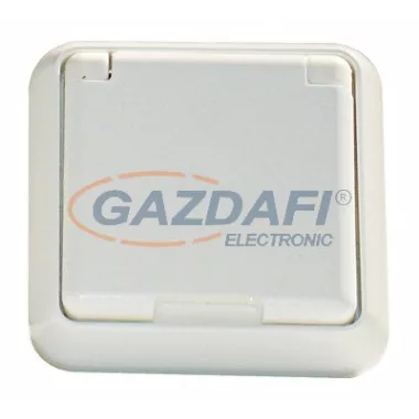 SCHNEIDER/ELSO 405004 2P+F dugalj csatlakozóaljzat, fehér, ip44