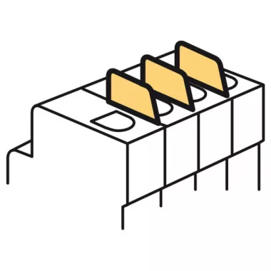 LEGRAND 406305 DX3 vezetékezési kieg. 1M/P szigetelő válaszfal