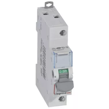 LEGRAND 406401 DX3-I terheléskapcsoló 1P 20A