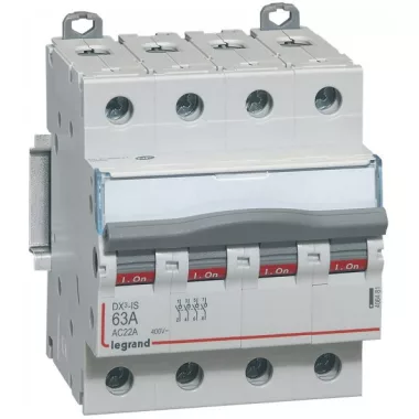 LEGRAND 406481 DX3-I terheléskapcsoló 4P 63A