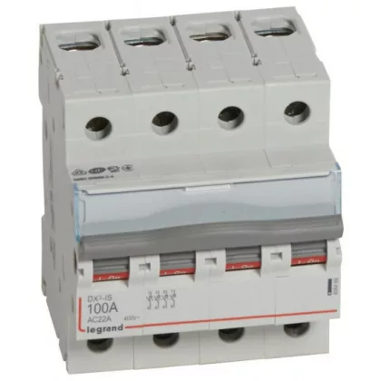 LEGRAND 406489 DX3-I terheléskapcsoló 4P 100A