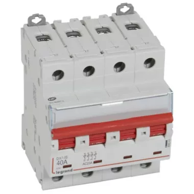 LEGRAND 406543 DX3-IS terheléskapcsoló 4P 40A