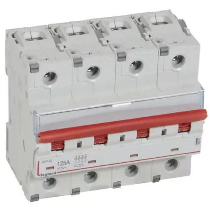 LEGRAND 406547 DX3-IS terheléskapcsoló 4P 125A