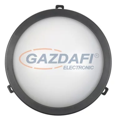 COMMEL 407-502 LED kerek hajólámpa, 12W, 780Lm, 4000K, IP54, fekete