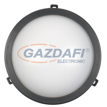   COMMEL 407-502 LED kerek hajólámpa, 12W, 780Lm, 4000K, IP54, fekete