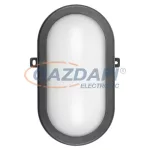   COMMEL 407-512 LED ovál hajólámpa, 12W, 780Lm, 4000K, IP54, fekete