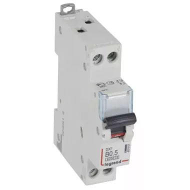 LEGRAND 407467 DX3 kismegszakító 1P+N B0,5 6000A/10kA LEGRAND 407467 DX3 kismegszakító 1P+N B0,5 6000A/10kA