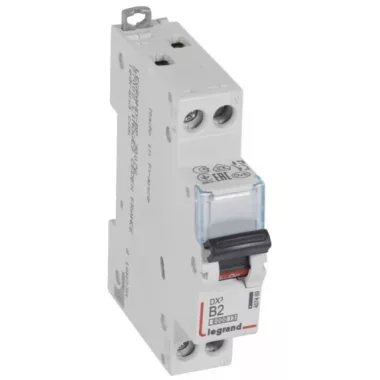 LEGRAND 407469 DX3 kismegszakító 1P+N B2 6000A/10kA LEGRAND 407469 DX3 kismegszakító 1P+N B2 6000A/10kA