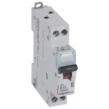 LEGRAND 407473 DX3 kismegszakító 1P+N B10 6000A/10kA LEGRAND 407473 DX3 kismegszakító 1P+N B10 6000A/10kA